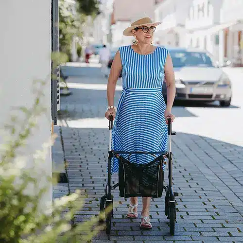 bewegings routine met Saljol rollator