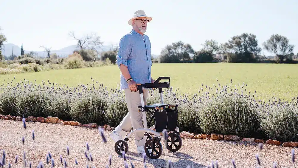 Bewegings routine met rollator